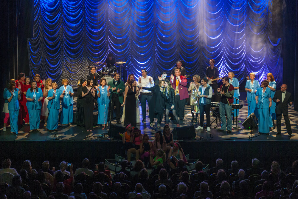Curtain call at The Mayor's Command Performance, part of Heart and Soul: Celebrating 40 years of the Ipswich Civic Centre, July 2015