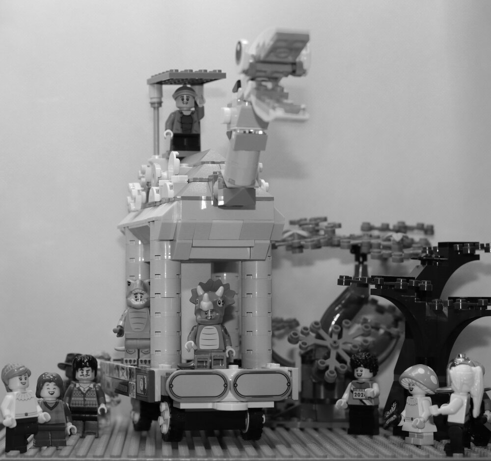 Brickswich version of Tivoli State School Centenary Celebration Procession, Tivoli, Ipswich, October 1977