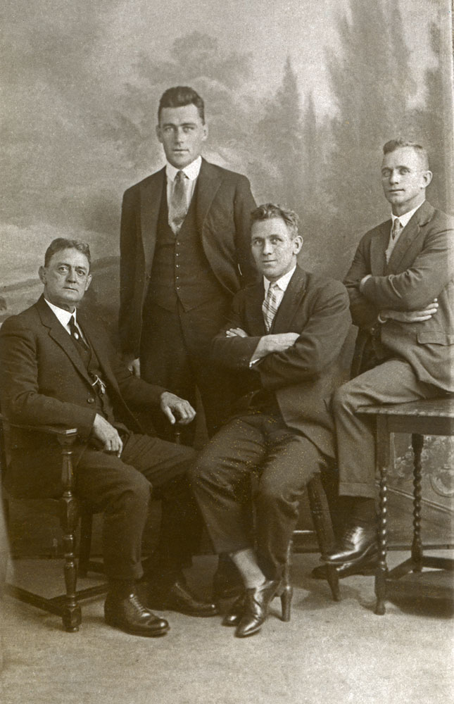 Members of the Australian Kangaroo Rugby League team, Bradford, England, 1929