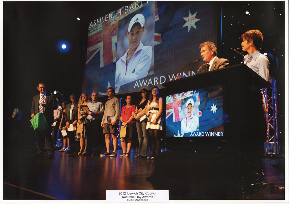 Australia Day Awards, held at Ipswich Civic Centre, Ipswich, 2012