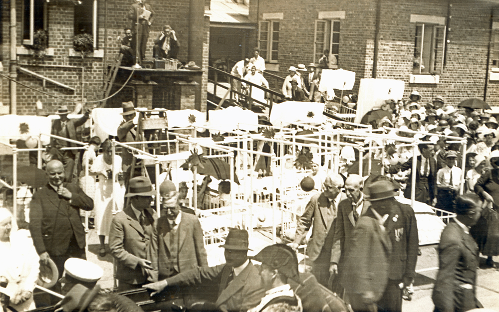 Duke of Gloucester at the Ipswich General Hospital, Ipswich, 1934