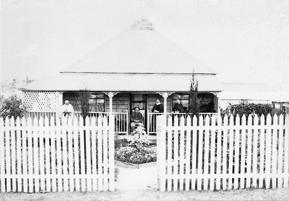 Believed to be house at Walloon, Ipswich, early 1880s
