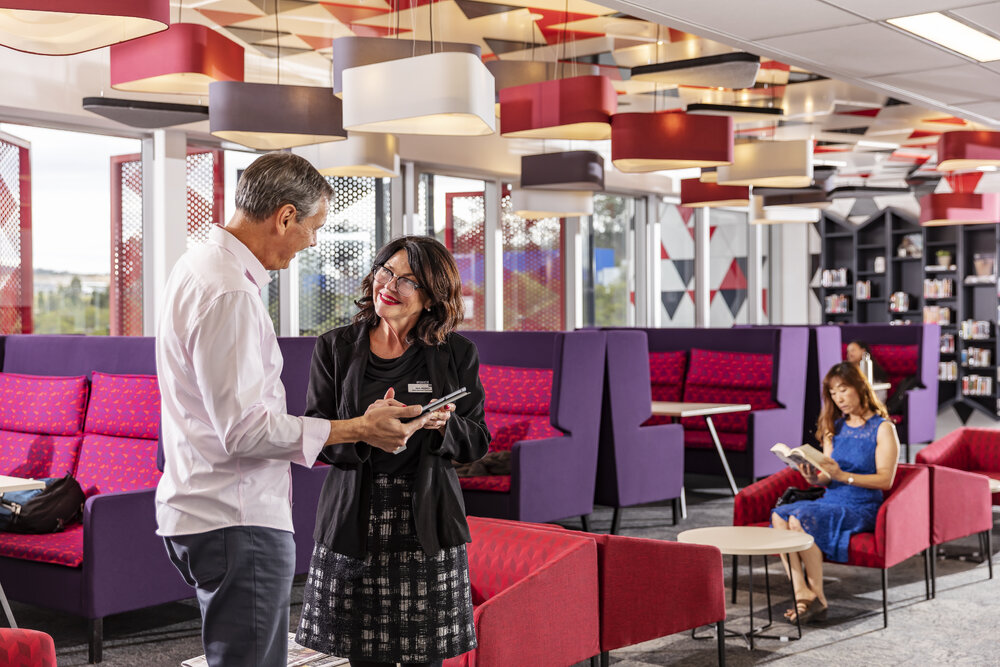 Promotional images for the opening of Springfield Central Library, Ipswich, August 2018
