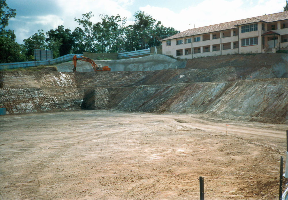 Excavation for new ward block , Ipswich General Hospital, Ipswich, 1998