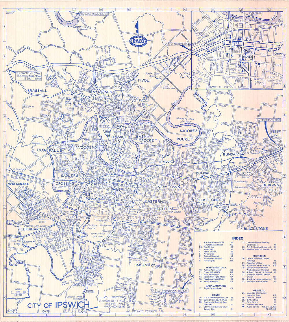 Ipswich City map (4th ed)
