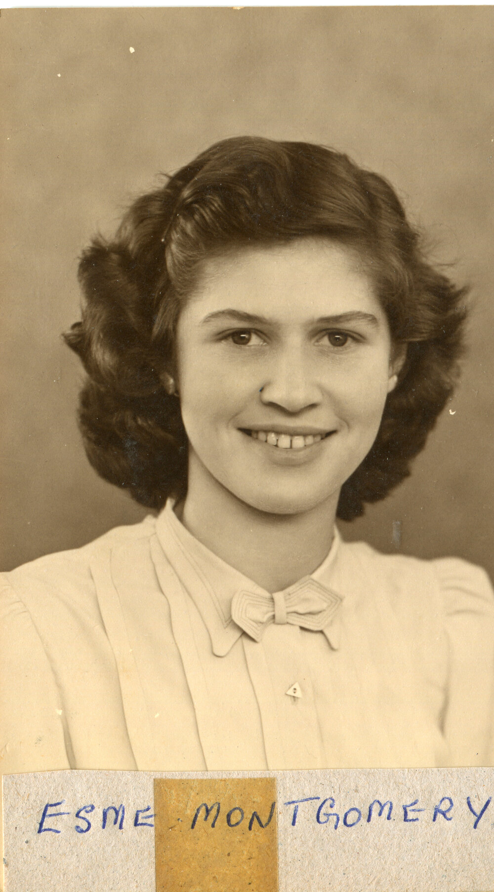 Esme Montgomery civilian clothes, 1940s