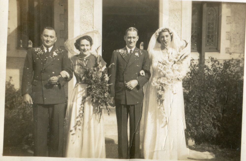 Nick Owens and Beryl Winter Wedding, 1949