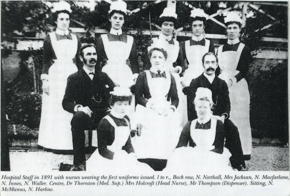 Hospital Staff 1891