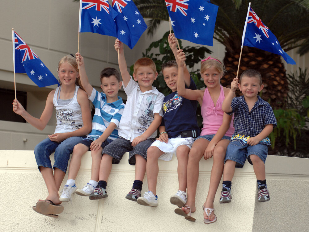 Children attending the Ipswich City Council Citizenship Awards, Ipswich Civic Centre, Ipswich, 2007
