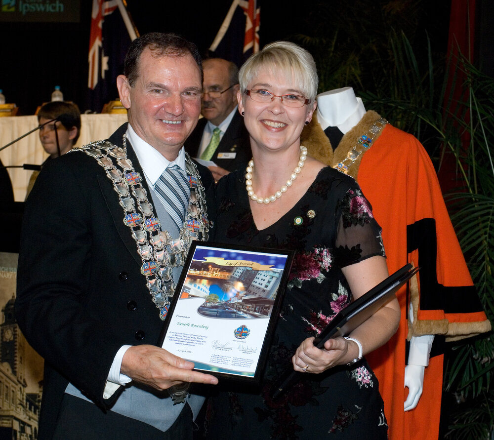 Ipswich 150 Commemorative Council Meeting, held at the Ipswich Civic Centre, April 2010 - Mayor Paul Pisasale