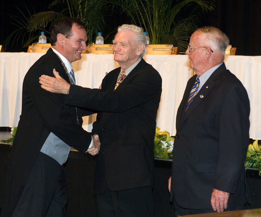 Ipswich 150 Commemorative Council Meeting, held at the Ipswich Civic Centre, April 2010