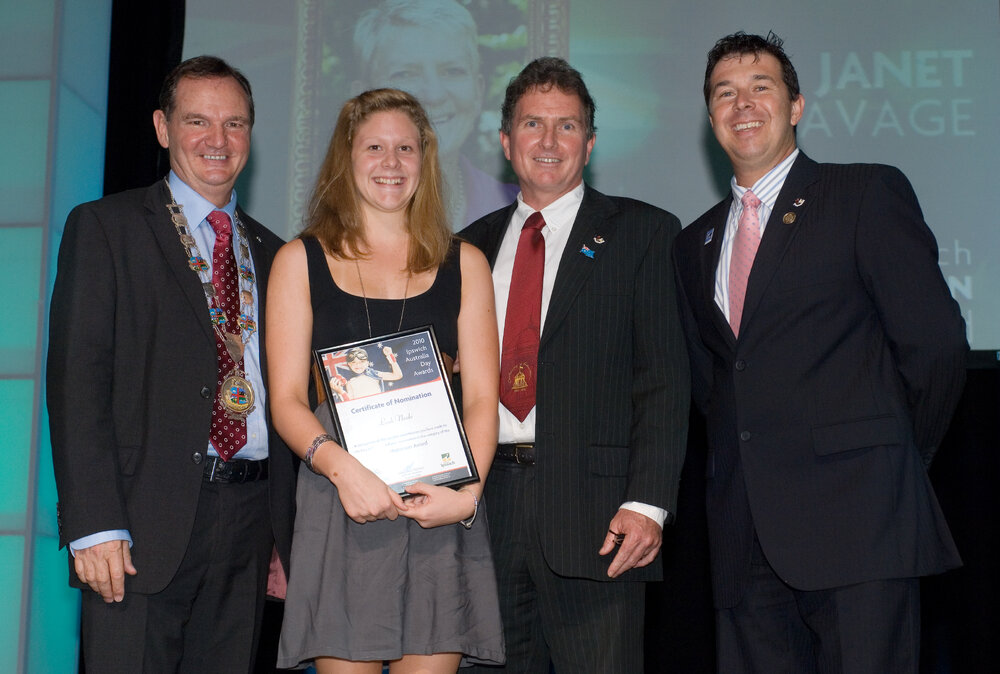 City of Ipswich Australia Day Awards, held at the Ipswich Civic Centre, January 2010
