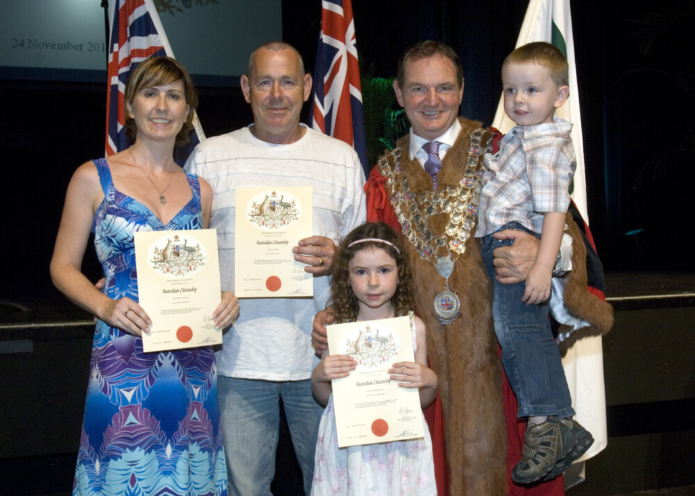 Citizenship Ceremony, held at the Ipswich Civic Centre, Ipswich, November 2010