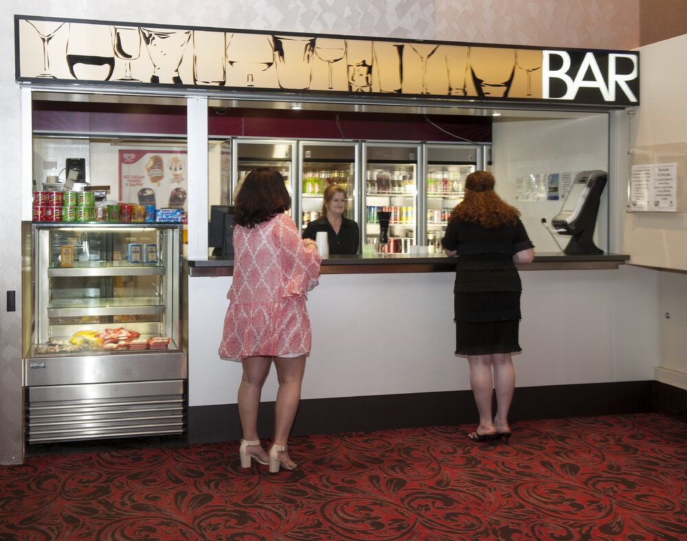 Bar area at the Ipswich Civic Centre, Ipswich, 2014