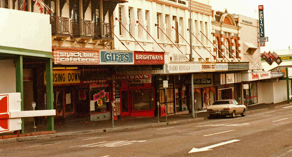Buildings on Nicholas Street, Ipswich, 1985