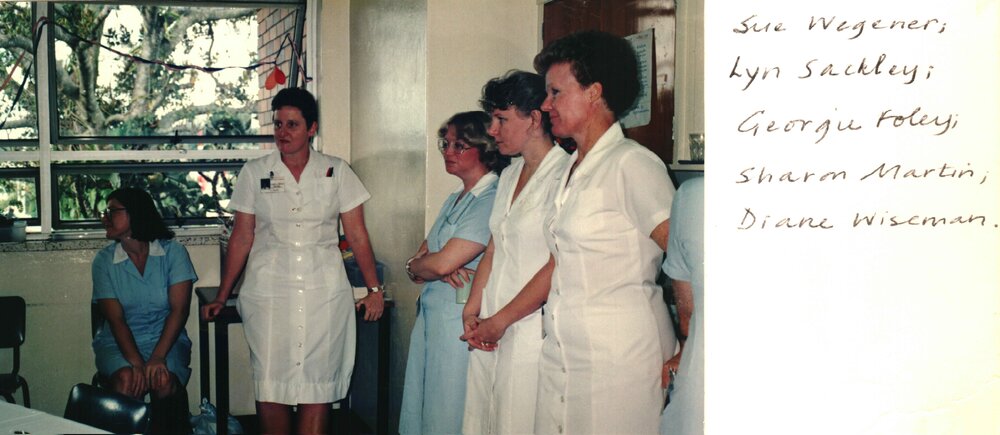 MIDWIFERY Scrapbook 1991 TO 1998, midwifery staff, c1994
