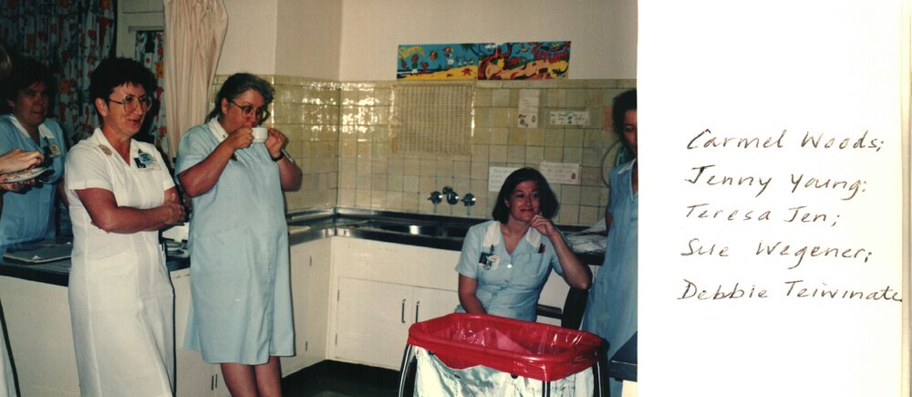 MIDWIFERY Scrapbook 1991 TO 1998, midwifery staff, c1994