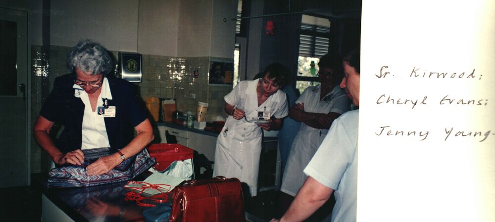 MIDWIFERY Scrapbook 1991 TO 1998, midwifery staff, c1994