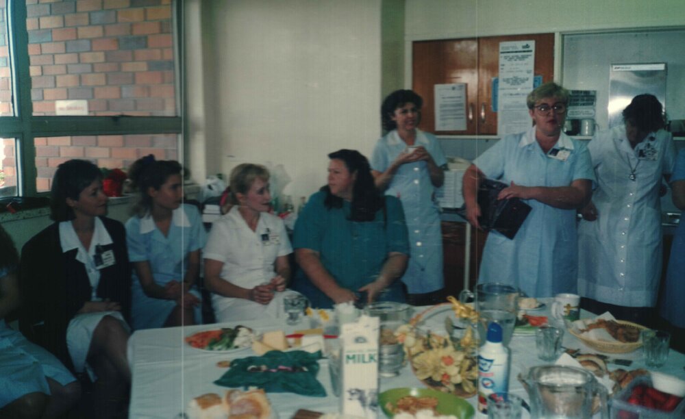 MIDWIFERY Scrapbook 1991 TO 1998, midwifery staff c1994. 