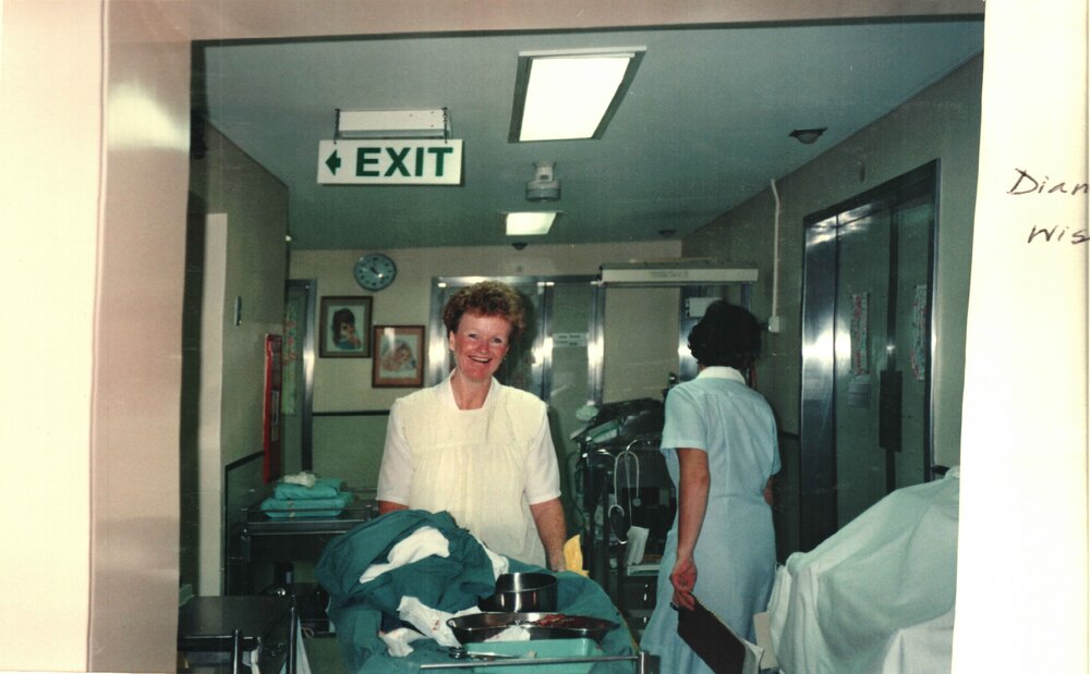 MIDWIFERY Scrapbook 1991 TO 1998, midwifery staff c1994. 