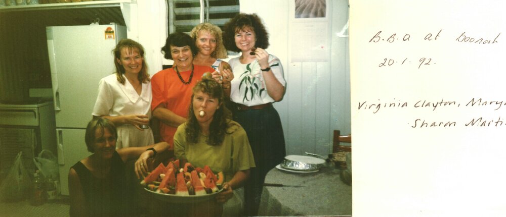 MIDWIFERY Scrapbook 1991 TO 1998, BBQ at Boonah, 1992
