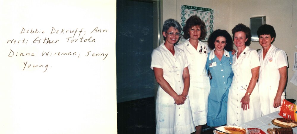 MIDWIFERY Scrapbook 1991 TO 1998,Debbie Dekruff, Ann West, Esther Tortola, Diane Wiseman, Jenny Young, 1992