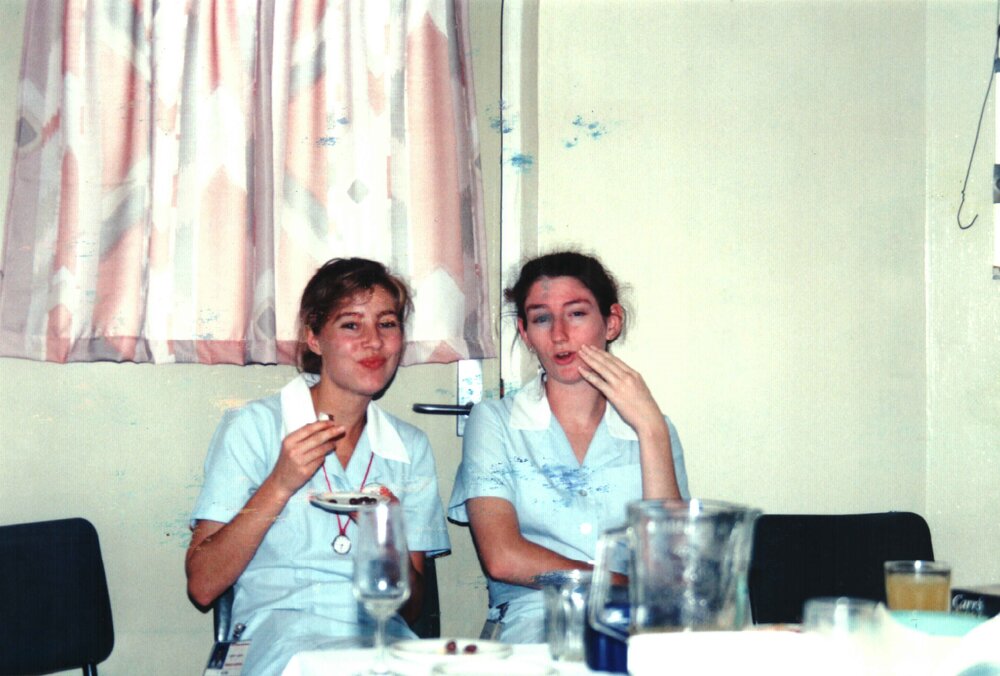 MIDWIFERY Scrapbook 1991 TO 1998, Staff in Lunch Room, 1993