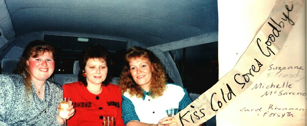 MIDWIFERY Scrapbook 1991 TO 1998, nurses in Limousine 1993