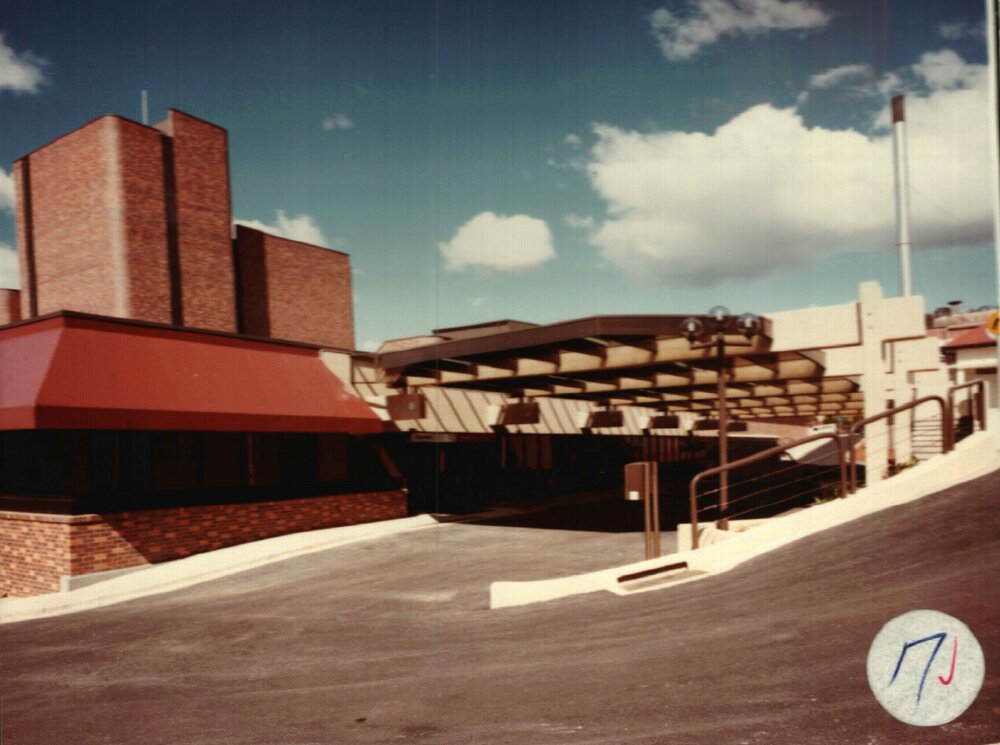 RECONSTRUCTION of the 80s: ambulance access road, 1985; 