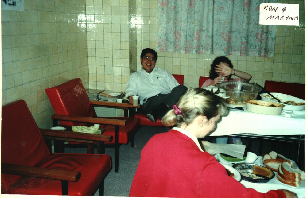 Ron and Maryna, MIDWIFERY Scrapbook c1991
