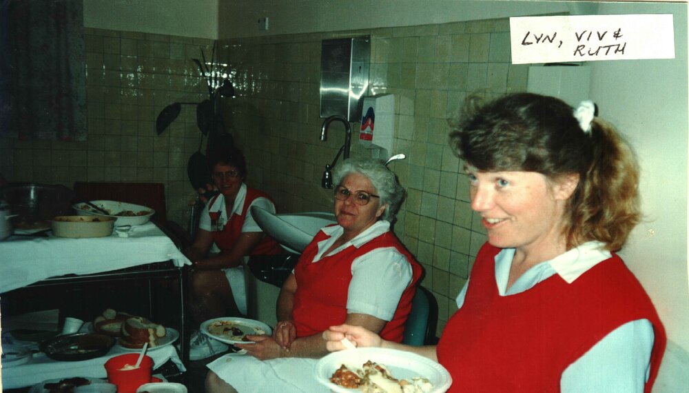 Lyn ?, Viv ?, Ruth ?, MIDWIFERY Scrapbook 1991 TO 1998, 1991
