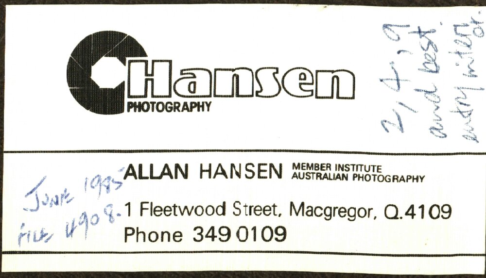 RECONSTRUCTION of the 80s:  Album label,1985