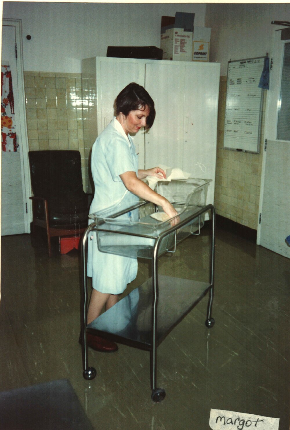 MIDWIFERY Scrapbook 1991 TO 1998, mobile crib ,Margot, 1991