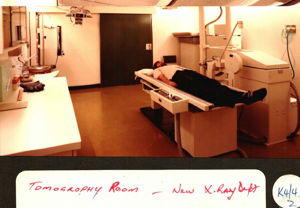 Tomography X-Ray department, part of the stage 1 redevelopment of the Ipswich General Hospital, Ipswich, 1984