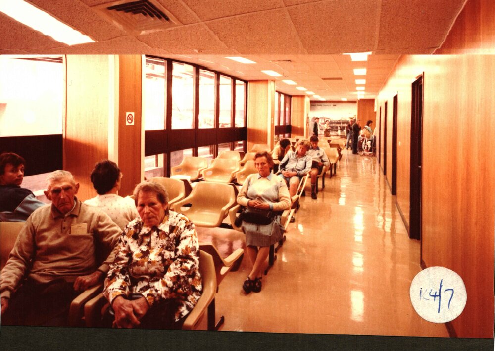 Stage 1 Redevelopment 1984, Reception area, 1984