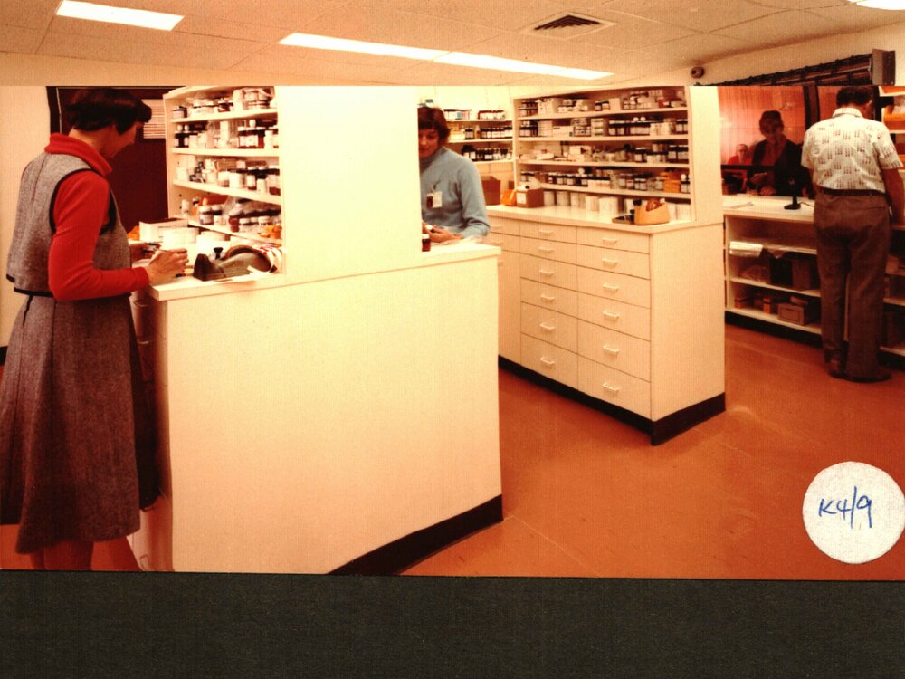 Stage 1 Redevelopment 1984, Pharmacy, 1984