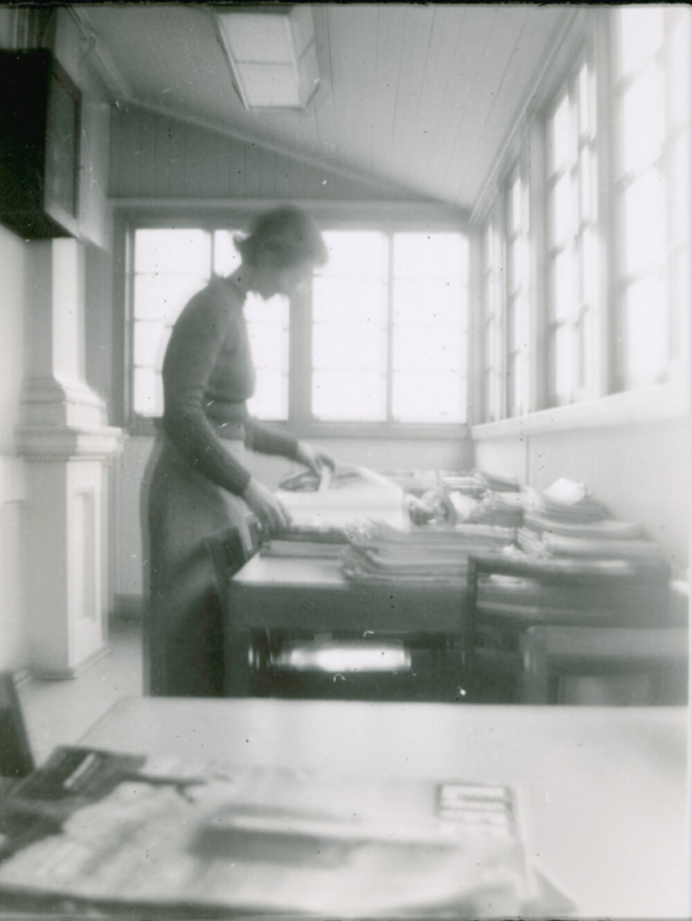 Ipswich Municipal Library, when located on the corner of Brisbane and Nicholas Streets, Ipswich, 1960s