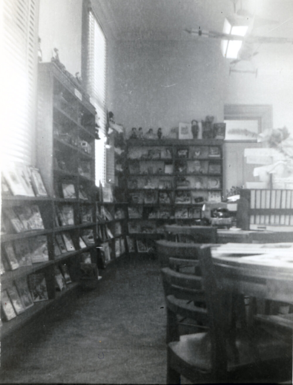 Ipswich Municipal Library, when located on the corner of Brisbane and Nicholas Streets, Ipswich, 1960s
