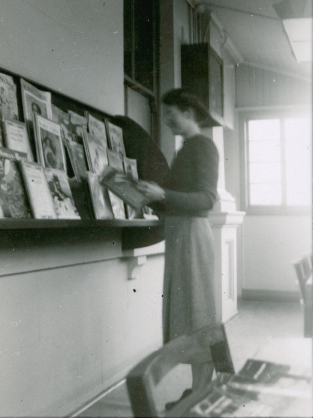 Ipswich Municipal Library, when located on the corner of Brisbane and Nicholas Streets, Ipswich, 1960s
