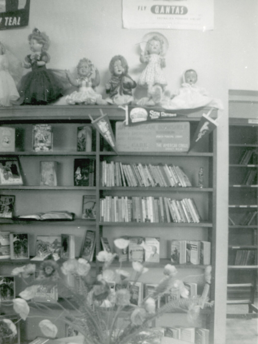 Juvenile section at the Ipswich Municipal Library, located on the corner of Nicholas and Brisbane Street, Ipswich, 1960s 