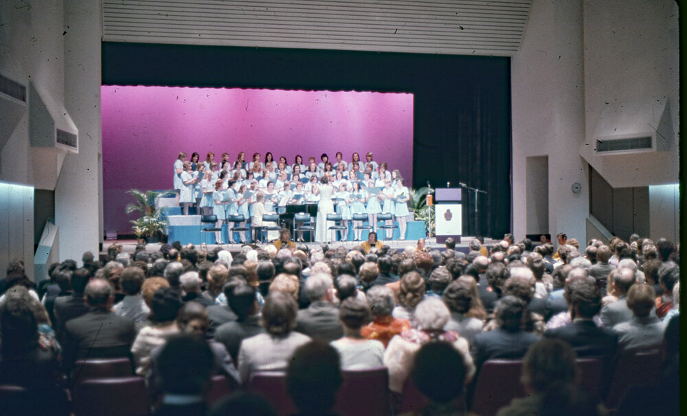 Opening night performance at the Ipswich Civic Centre, 19th July 1975