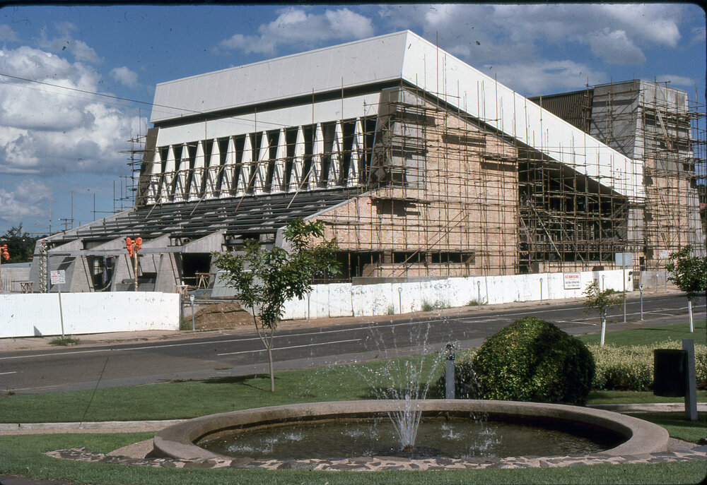 Ipswich Civic Centre under construction, Nicholas Street, Ipswich, 1975