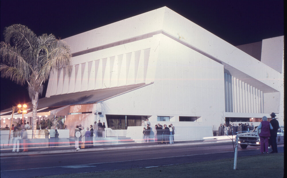 Opening night of the Ipswich Civic Centre, 19th July 1975