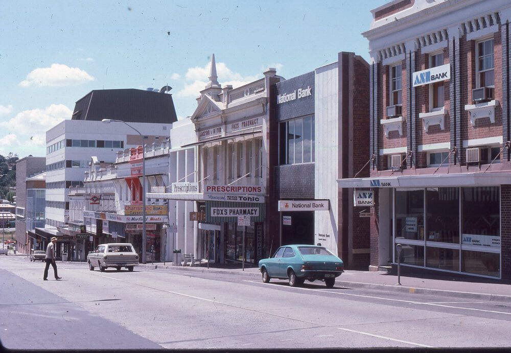 Streetscape, Brisbane Street, Ipswich, 1977-1978
