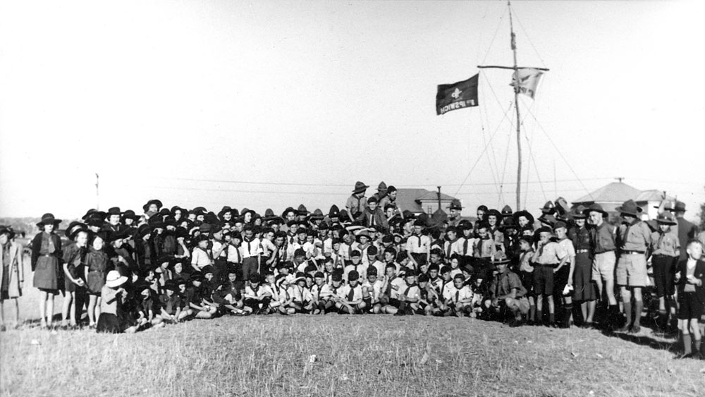 Opening of 8th Ipswich Scout Den, Ipswich, 1946