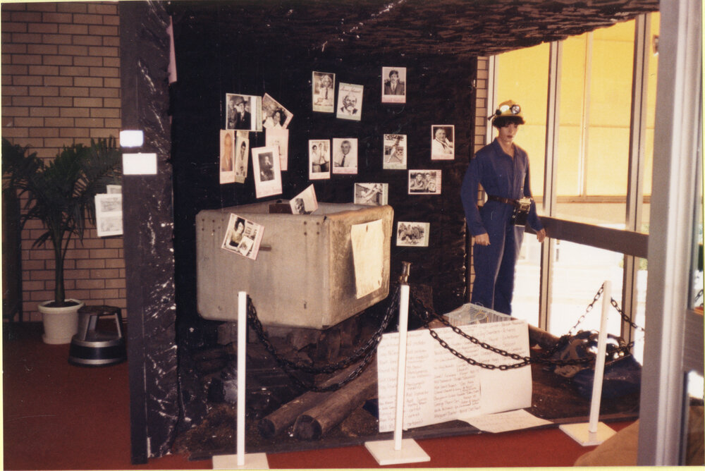 Limelight Festival display, Ipswich Municipal Library, Ipswich Centre, Bell &amp; East Streets, Ipswich, August 1989