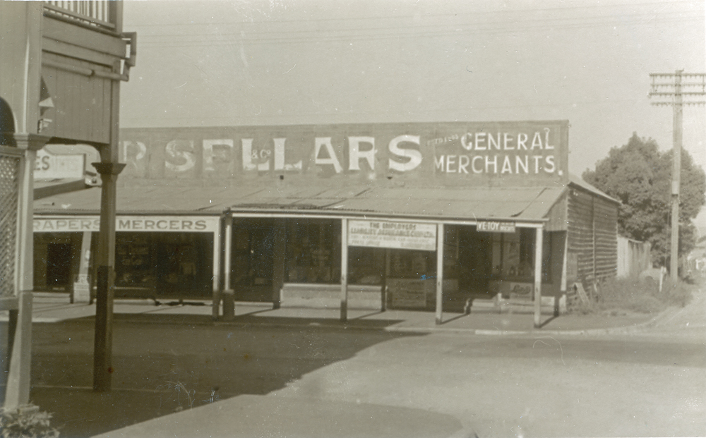 Robert Sellars shop at 44 John Street, Rosewood, Ipswich, c.1928