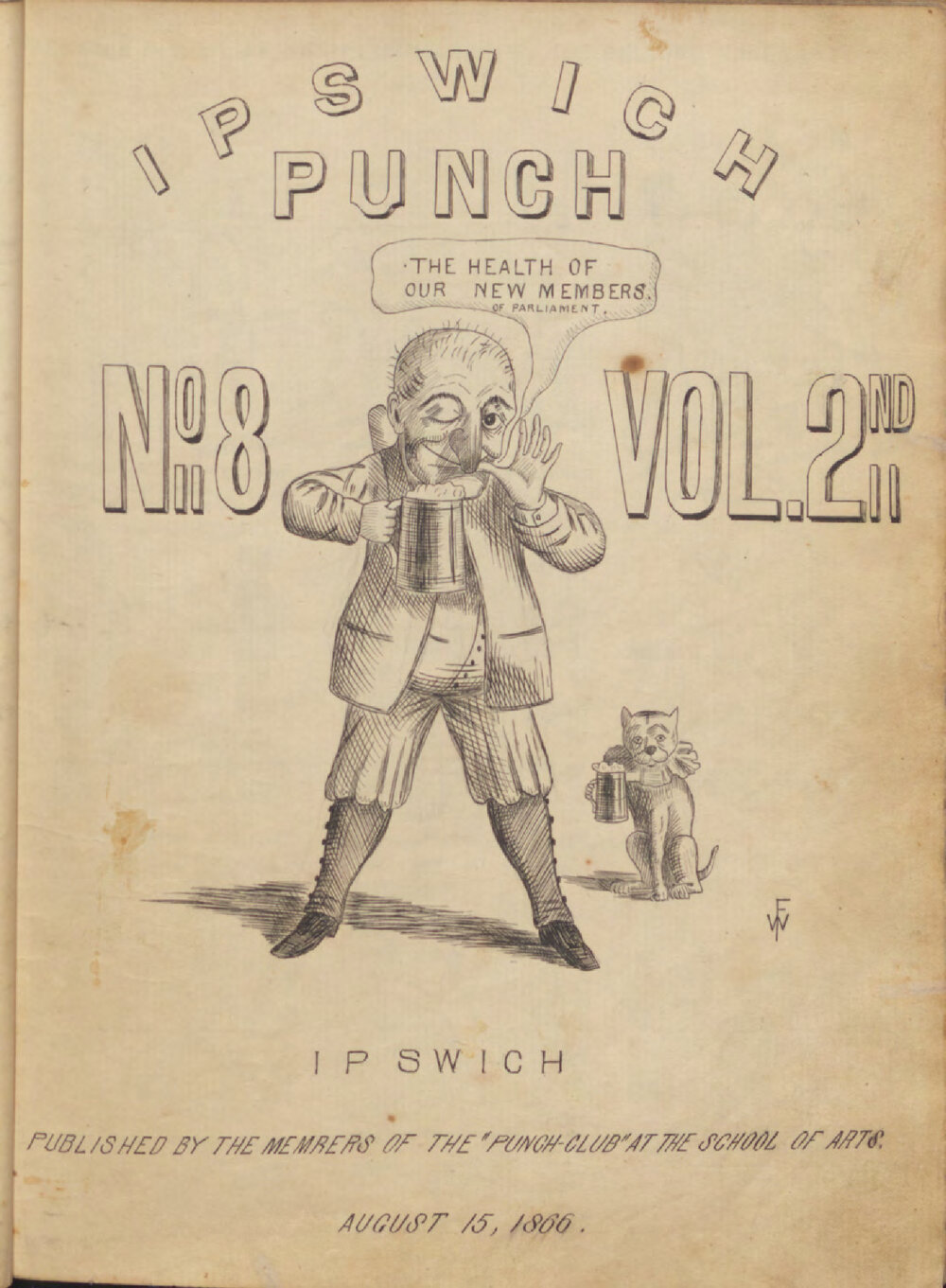 Ipswich Punch, Vol. 2, No. 8, 15th August 1866