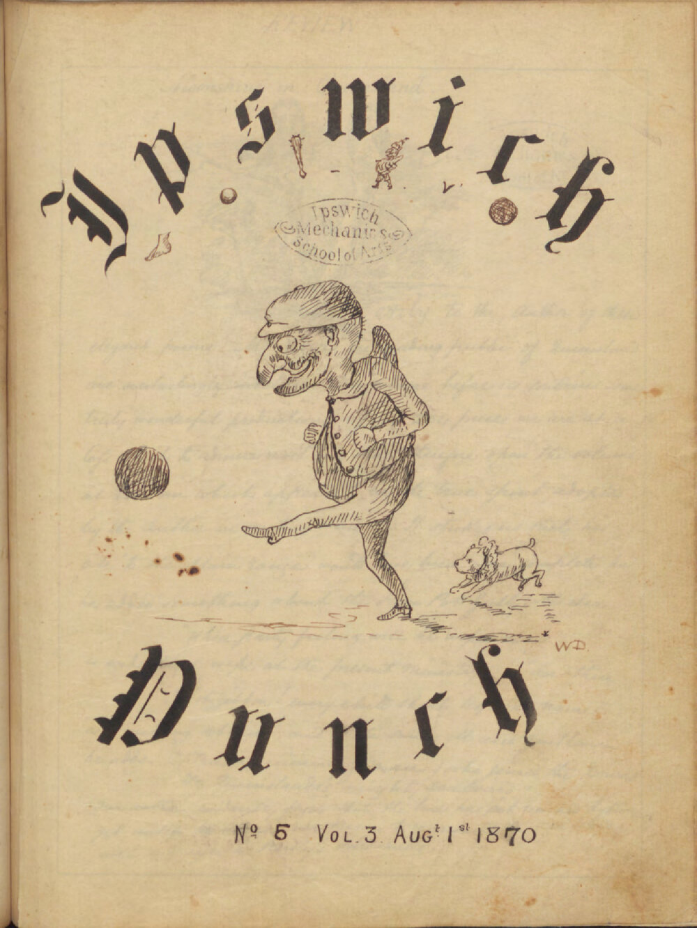 Ipswich Punch, Vol. 3, No. 5, 1st August 1870