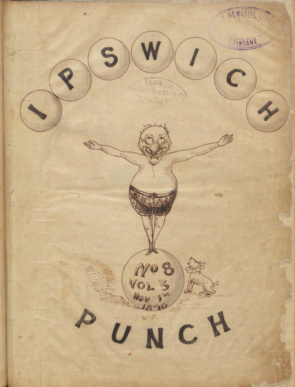 Ipswich Punch, Vol. 3, No. 8, 1st November 1870